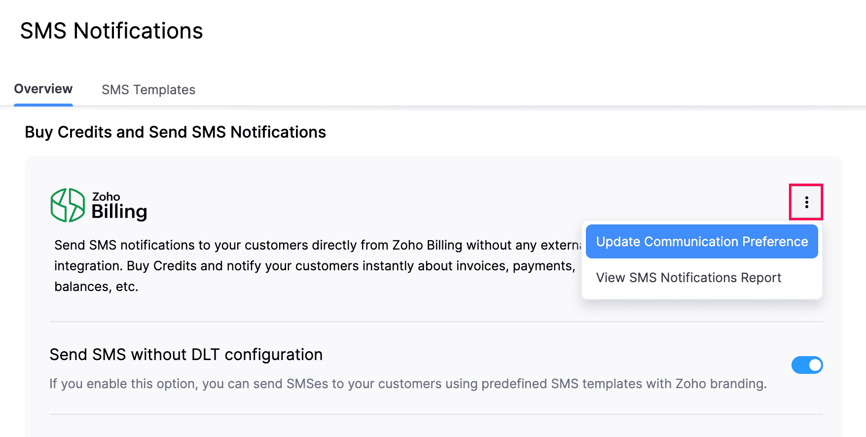 Update Preferences