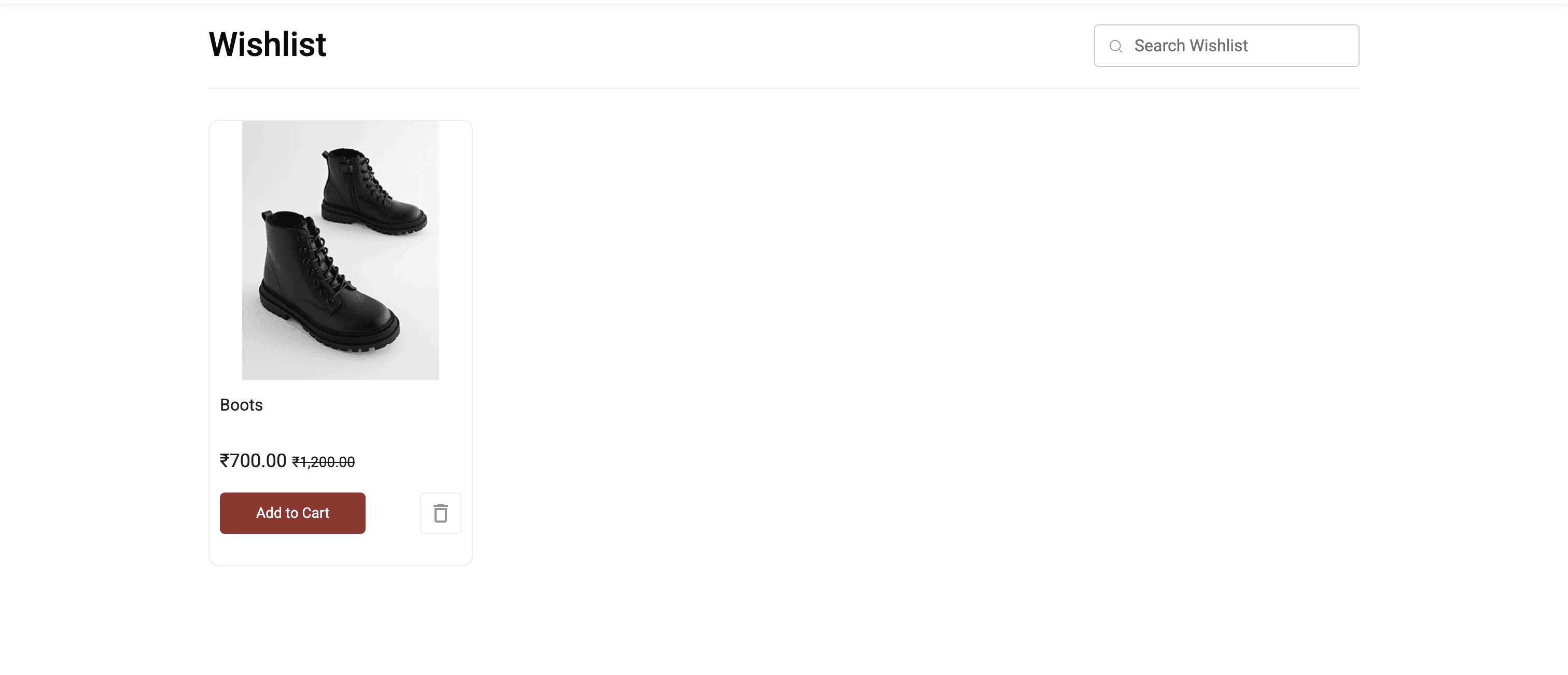 Customer portal access from profile dropdown