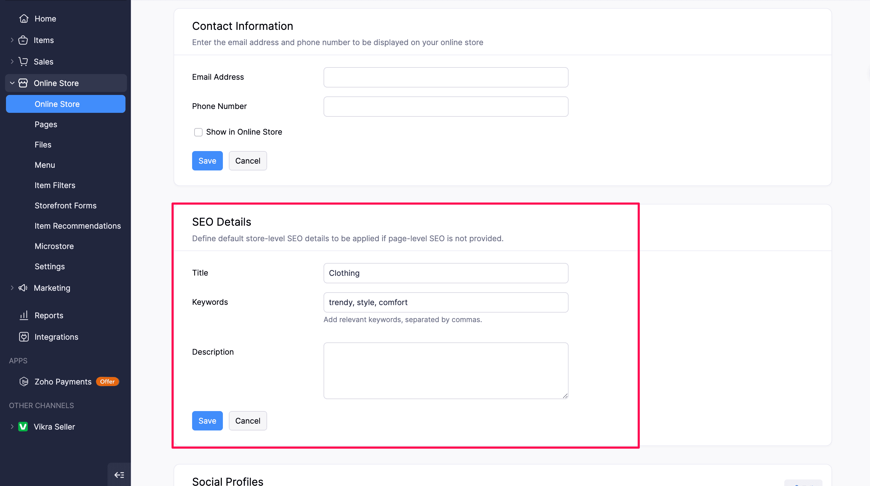 SEO Details