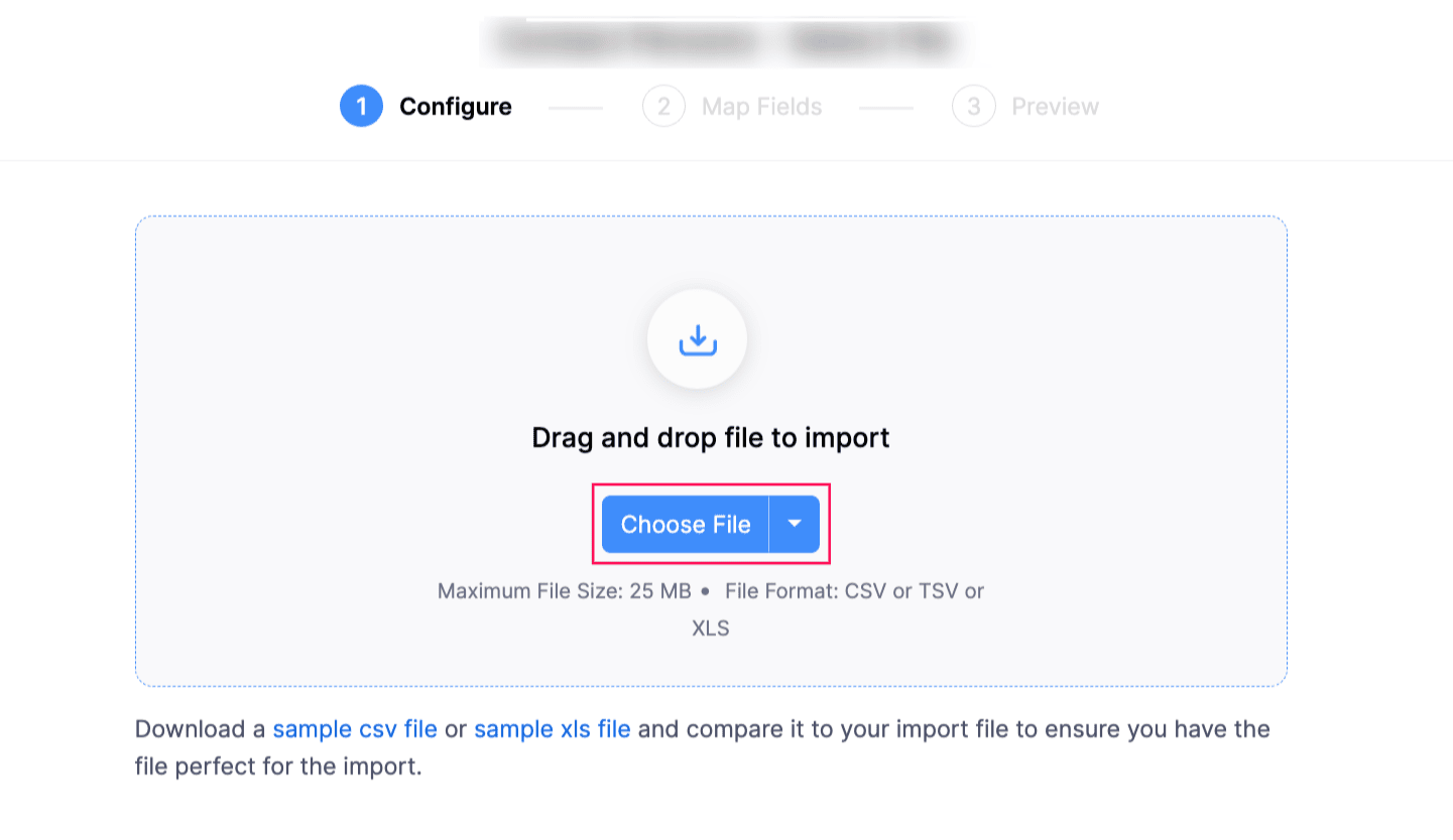 Import Page