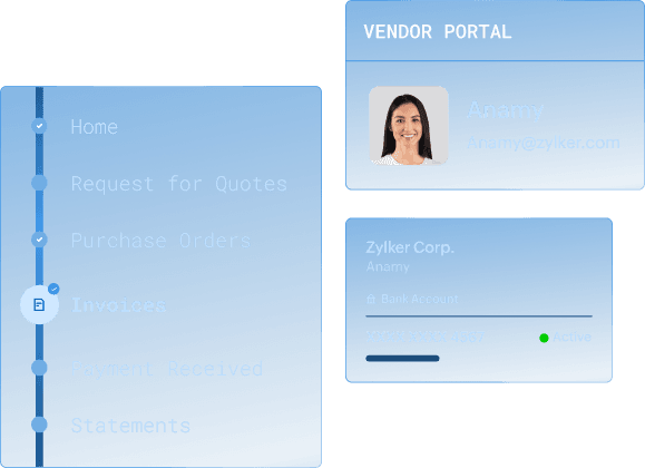 Customer & vendor portal