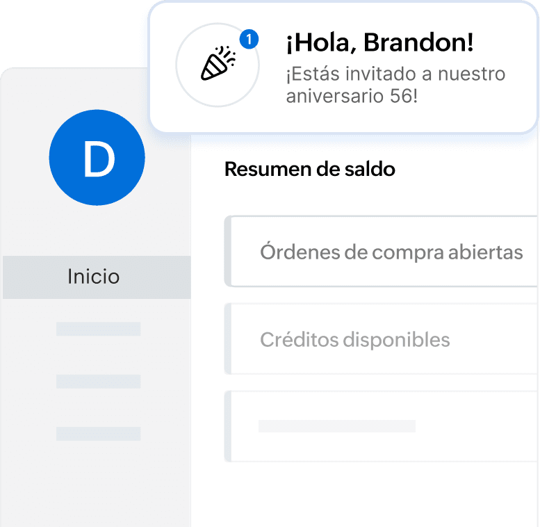 Banner de bienvenida y apariencia del portal