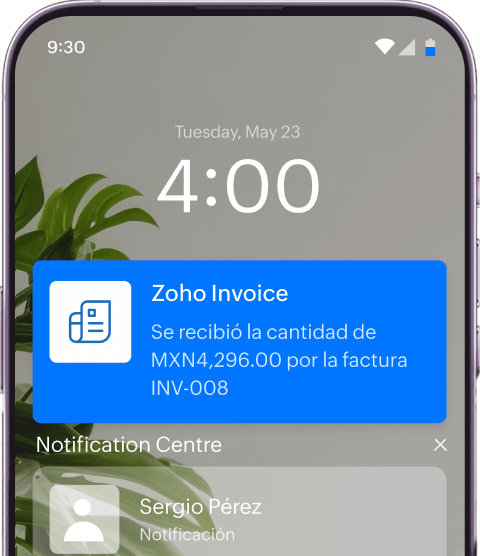 Track and collect receivables with Zoho Invoice