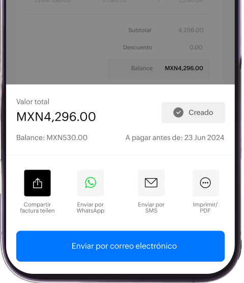 Track and collect receivables with Zoho Invoice