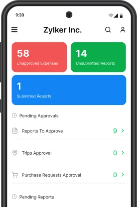 Zoho Expense on Android