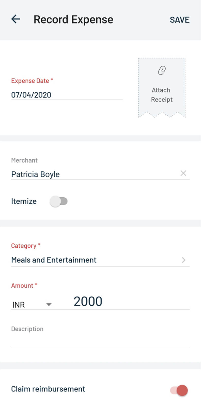 Offline options in expense tracking app - Zoho Expense