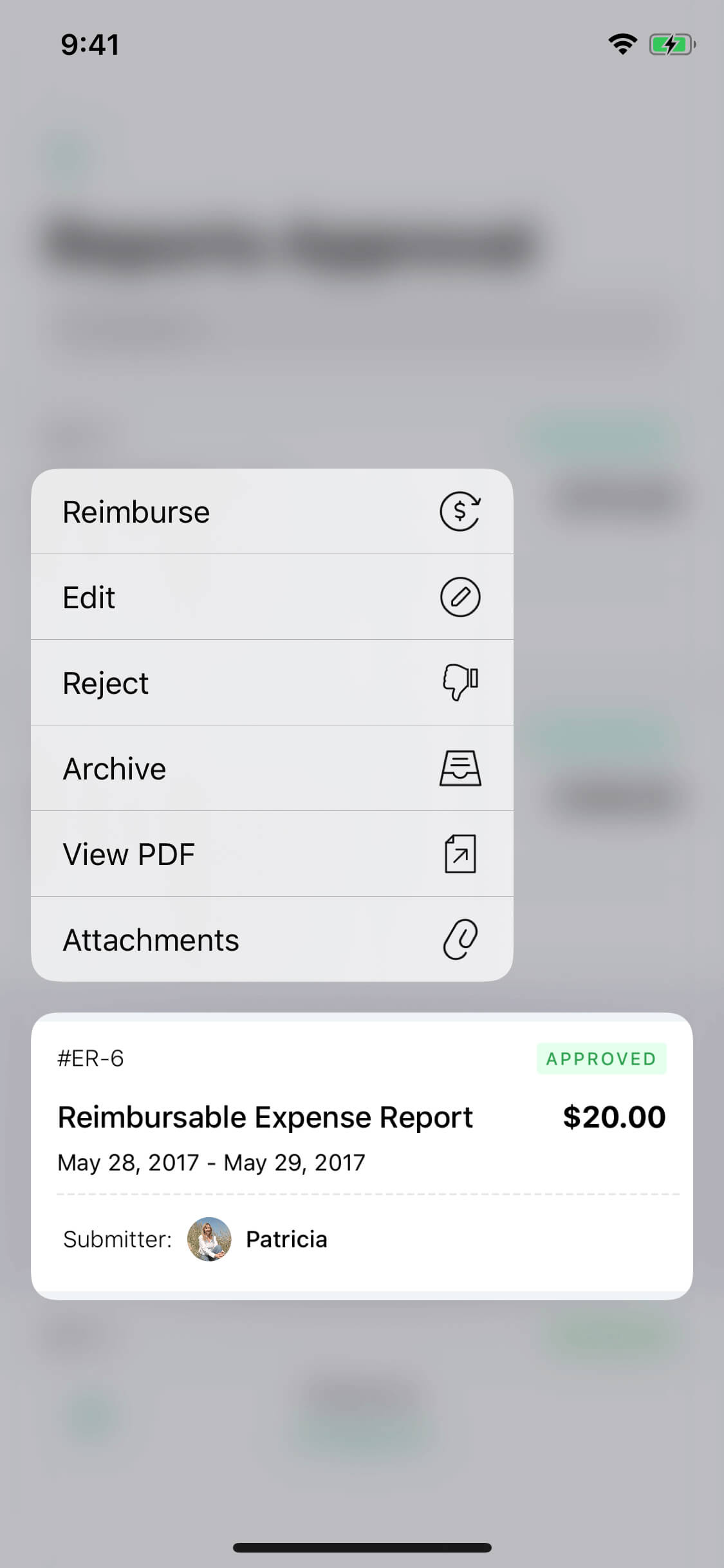 Work contextually in your expense reporting app - Zoho Expenseu