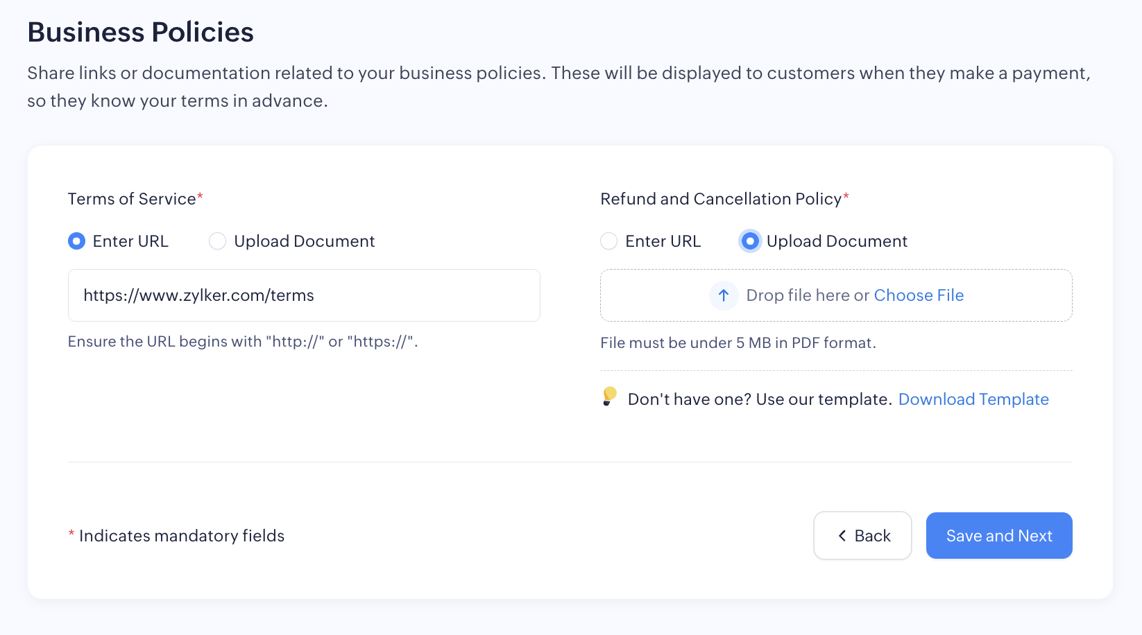 Business Policies