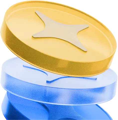 Stack of coins representing Zoho Payments