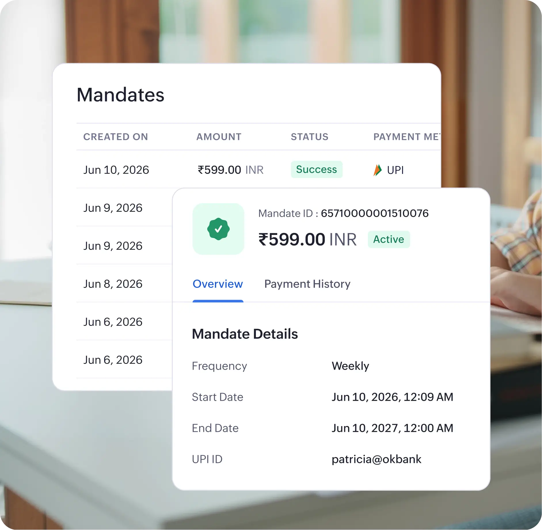 Mandates details illustration