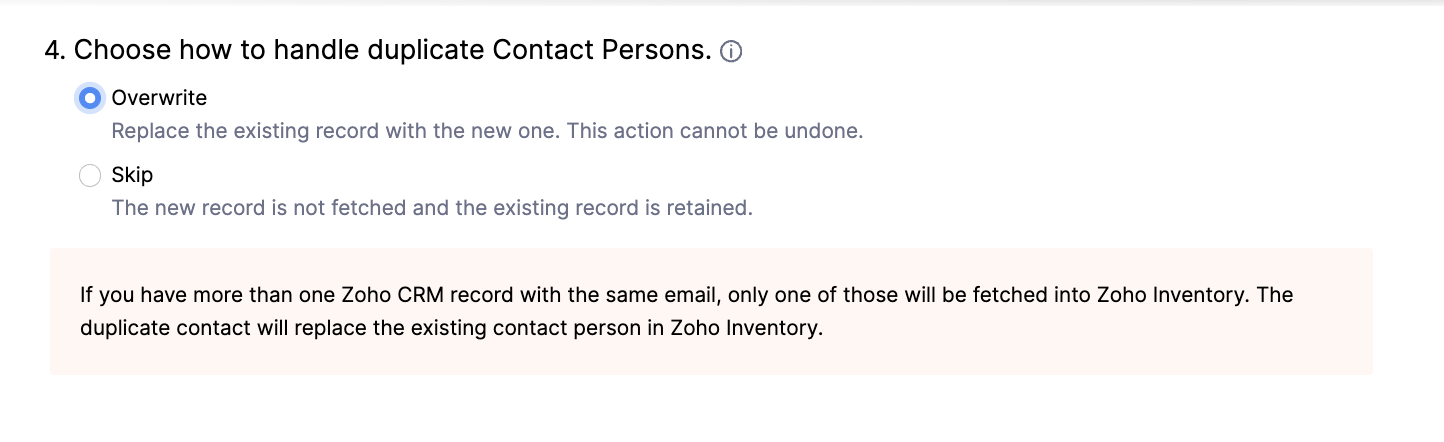 Customer Duplicate