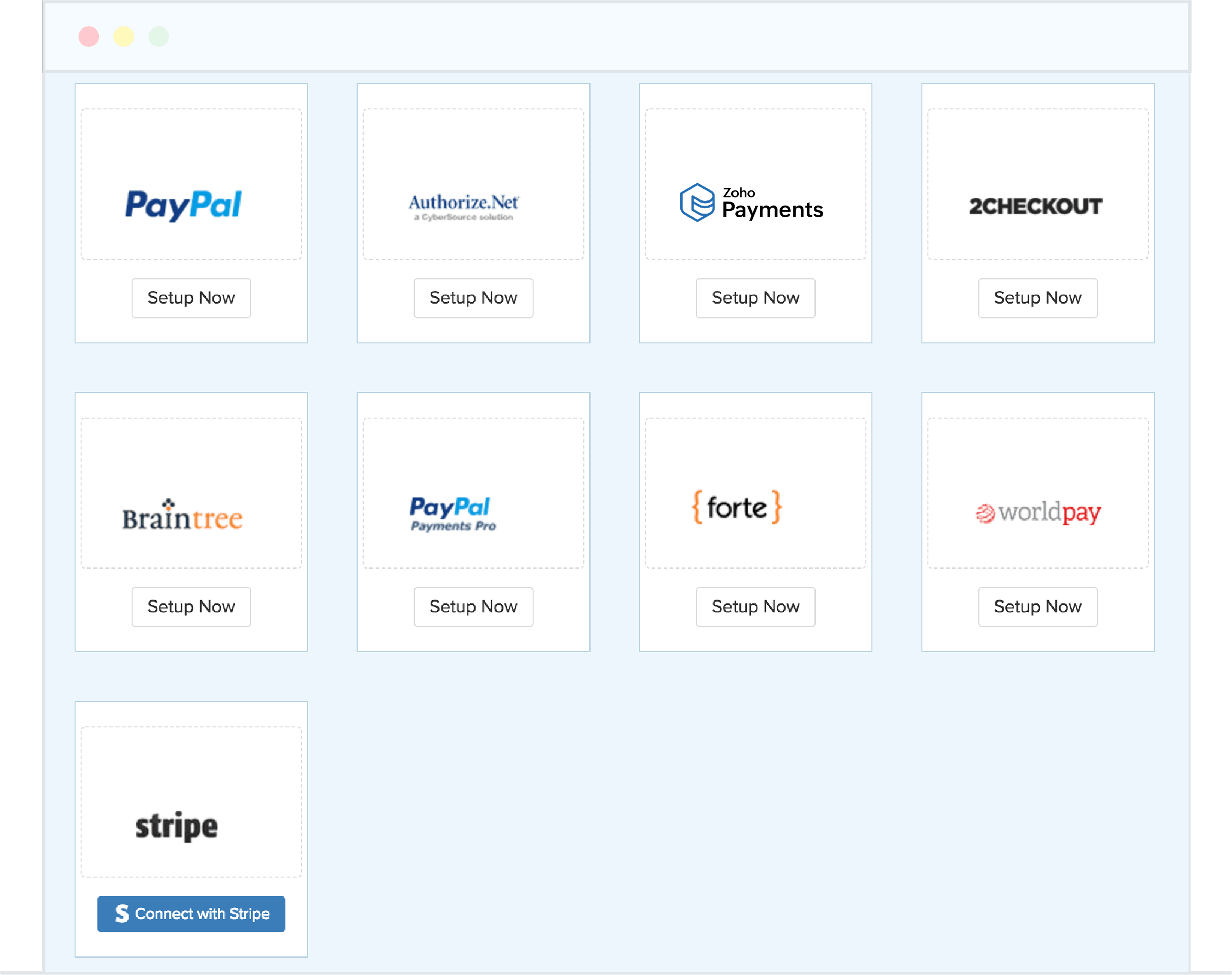 Payment Integrations - Zoho Inventory