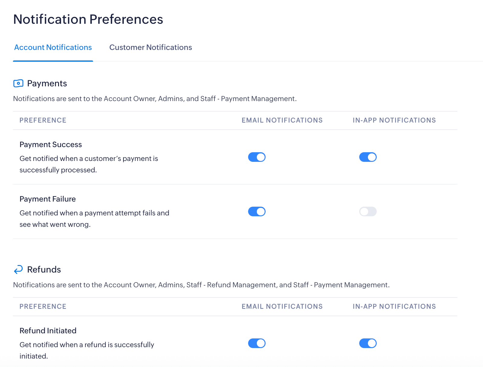 Enabling Email Notifications