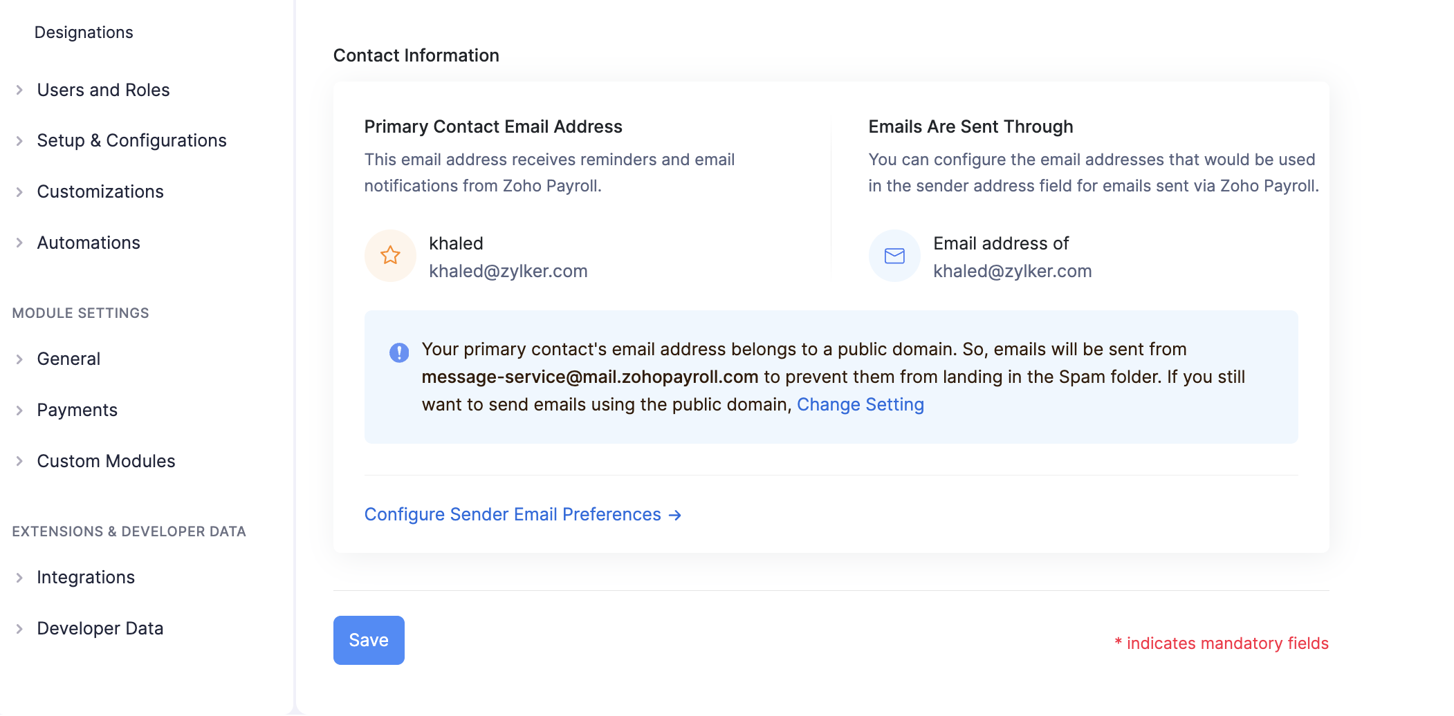 Organisation Profile