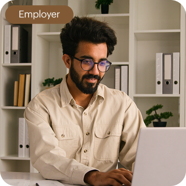 Payroll software Oman-employee screen