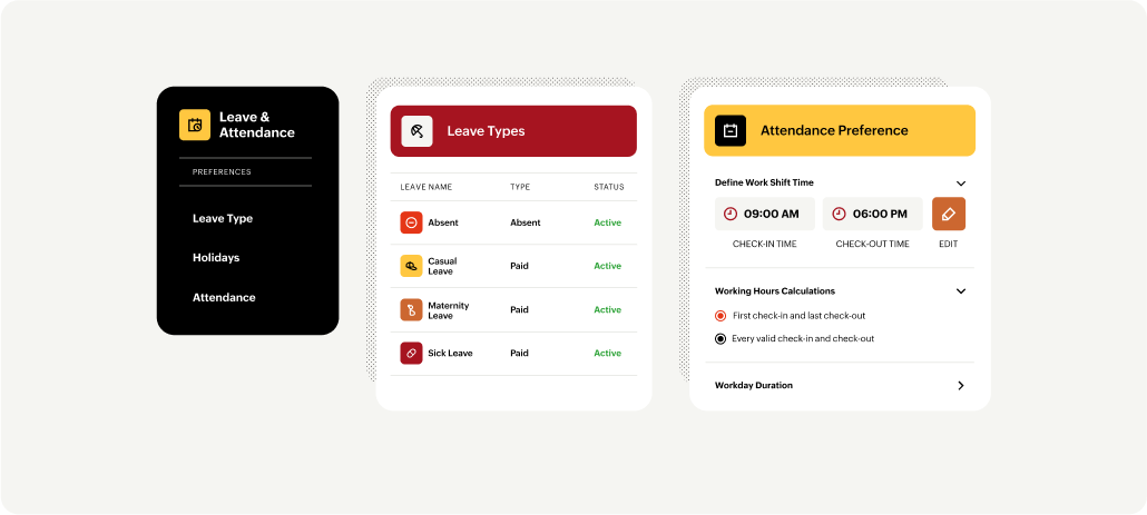 Payroll software with leave and attendance for saudi businesses