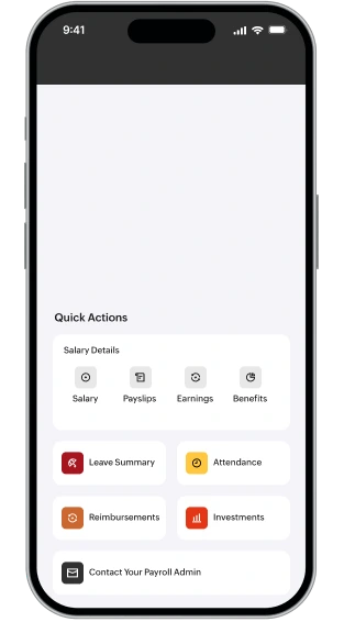 Check-in and out via the mobile app