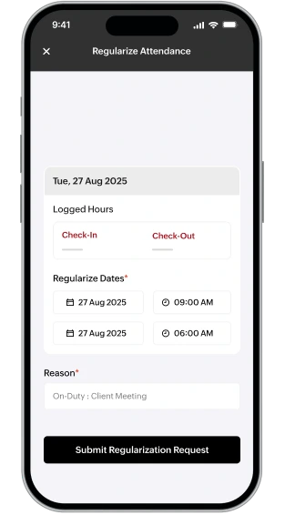 Apply leave with convenience