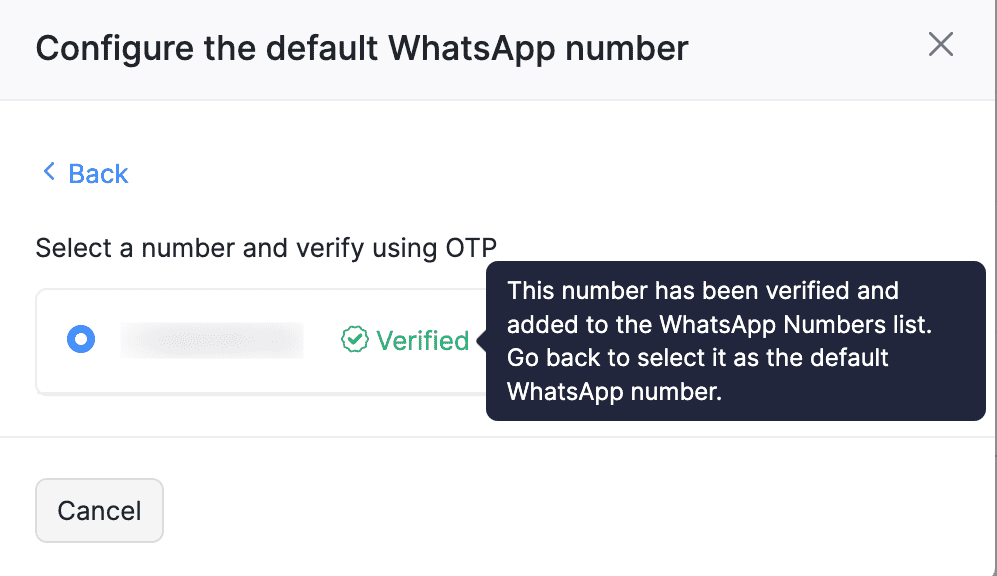 OTP Verified