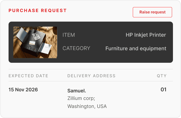 Easy purchase requisitions