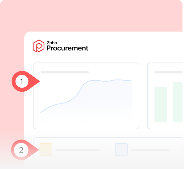 Zoho Procurement navigation