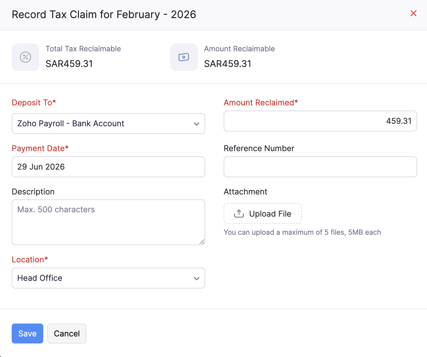 Tax Reports