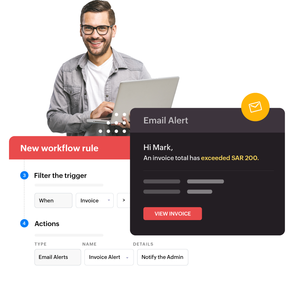 Custom Updates - Email and Field Updates - Zoho Inventory