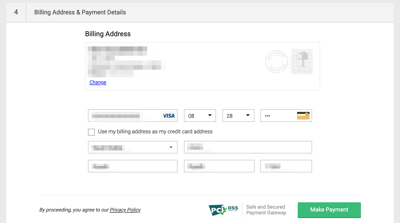 Payment Details
