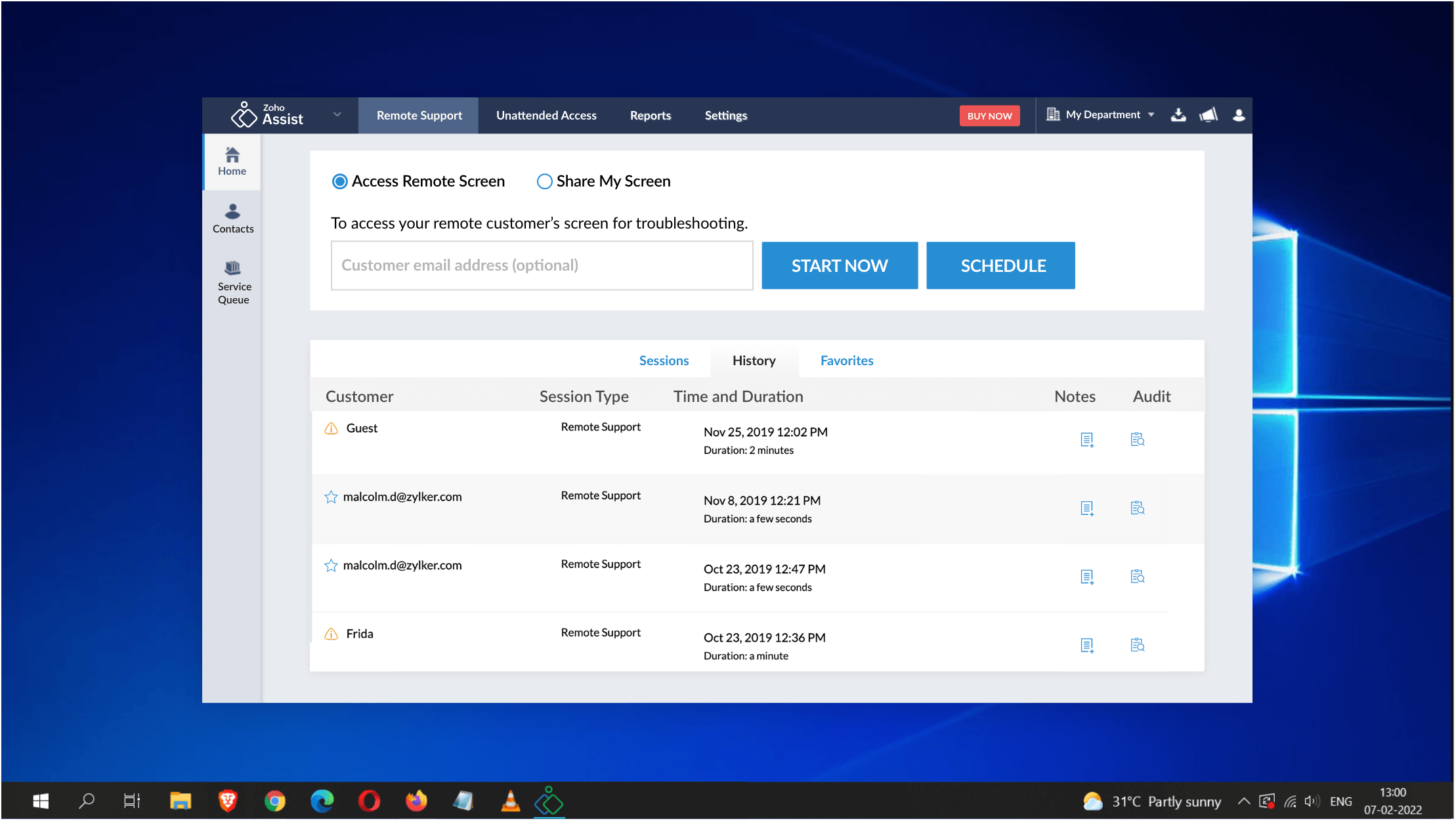 Free remote assistance for Windows - Zoho Assist