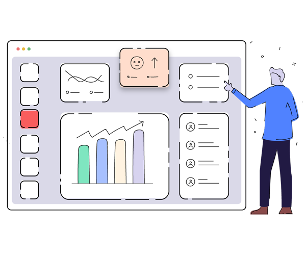 Cung cấp cho nhóm làm việc trực tiếp với khách hàng một bức tranh toàn cảnh về những gì đang xảy ra trong toàn doanh nghiệp để họ có thể đưa ra quyết định đúng lúc