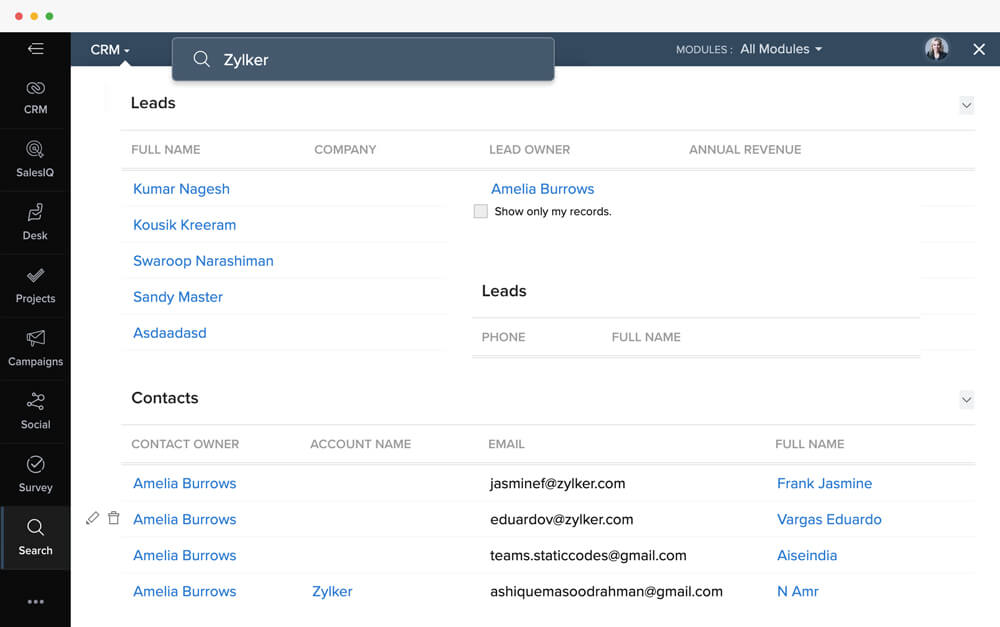 Bring together all your customer-facing teams and ensure a smooth flow of customer information from one team to another.