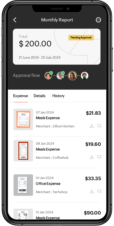 Expense Reporting App Expense Reporting App in Zoho Spend