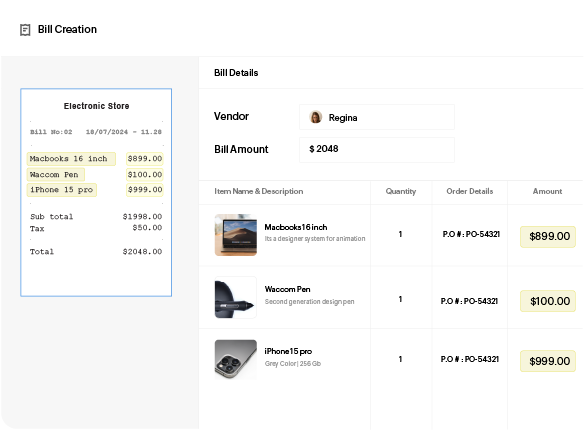 Eliminate manual data entry