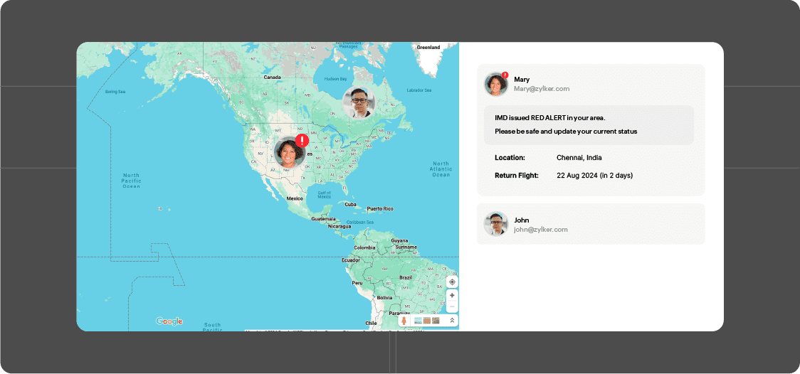 Duty of care in Zoho Spend