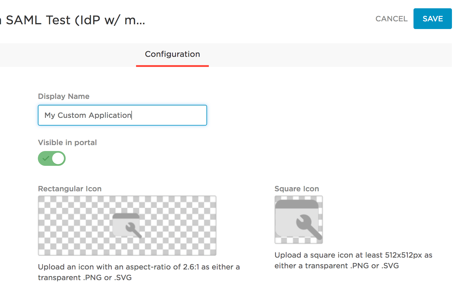 SSO OneLogin Add App