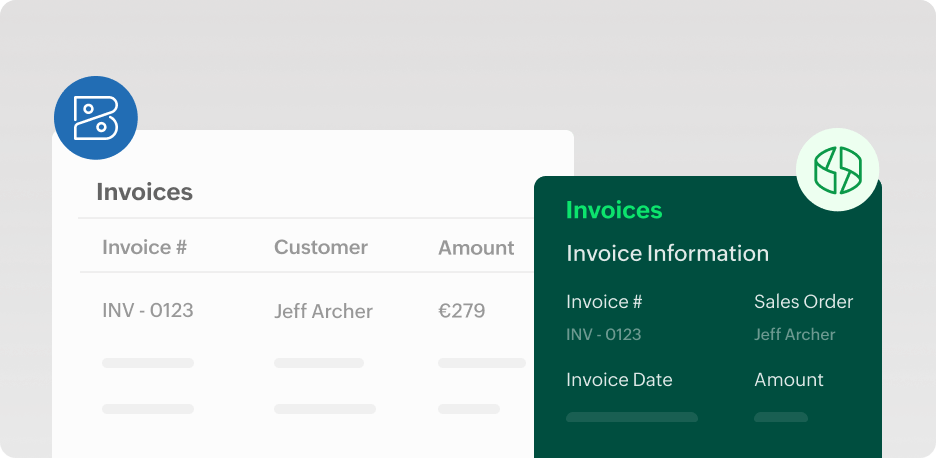 sync data from Zoho Billing to Zoho Books and vice versa.