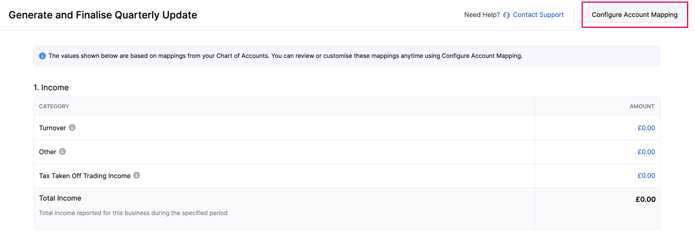 Configure Account Mapping